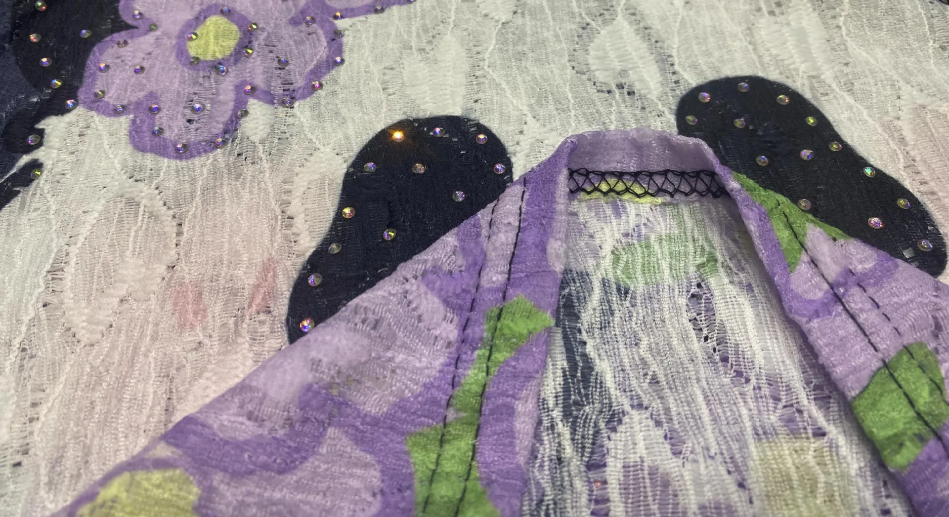 Женская футболка с принтом панды Повседневная коротким рукавом и бриллиантами