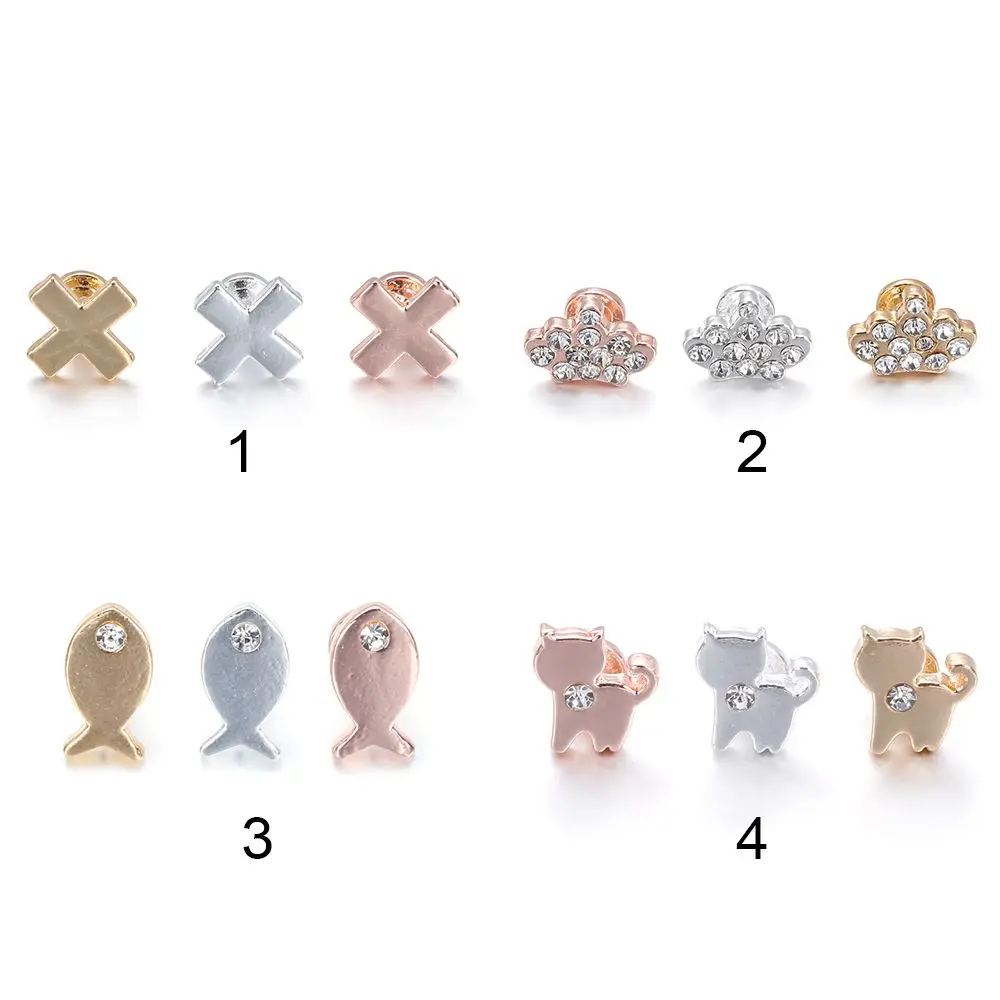 3 шт. силиконовые декоративные кольца-гвозди для браслета Apple Watch | Наручные часы