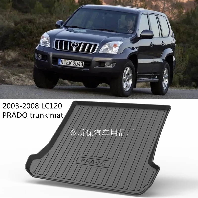 

Используется для TOYOTA PRADO LC120 коврик для багажника под заказ коврик для хранения в багажнике автомобиля коврик для картона LC120 водонепроницаемые защитные накладки для багажника