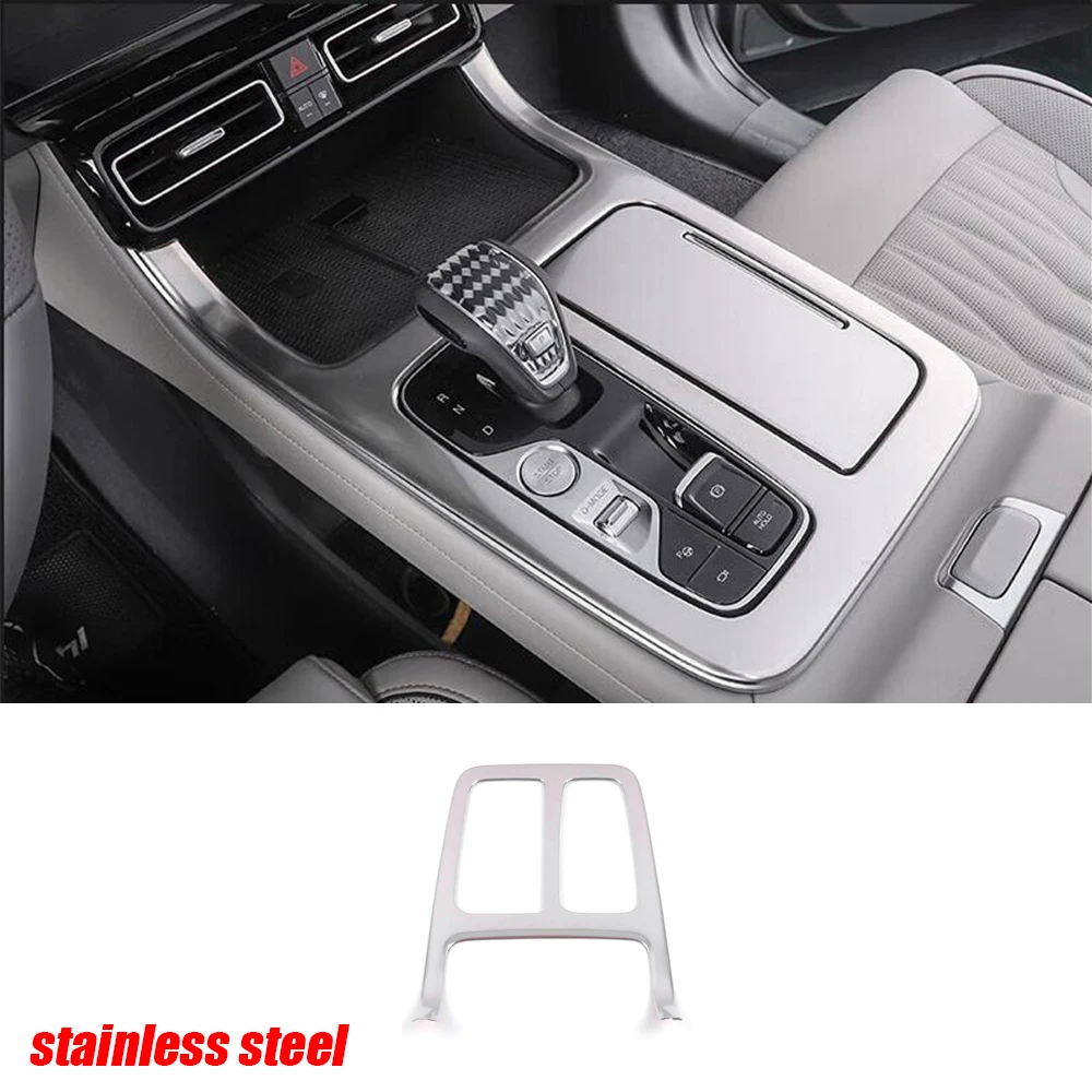 Купи Stainless steel /ABS For Trumpchi Gac Gs8 2022 2023 Car gear shift knob frame panel Decoration car styling auto accessories за 1,256 рублей в магазине AliExpress