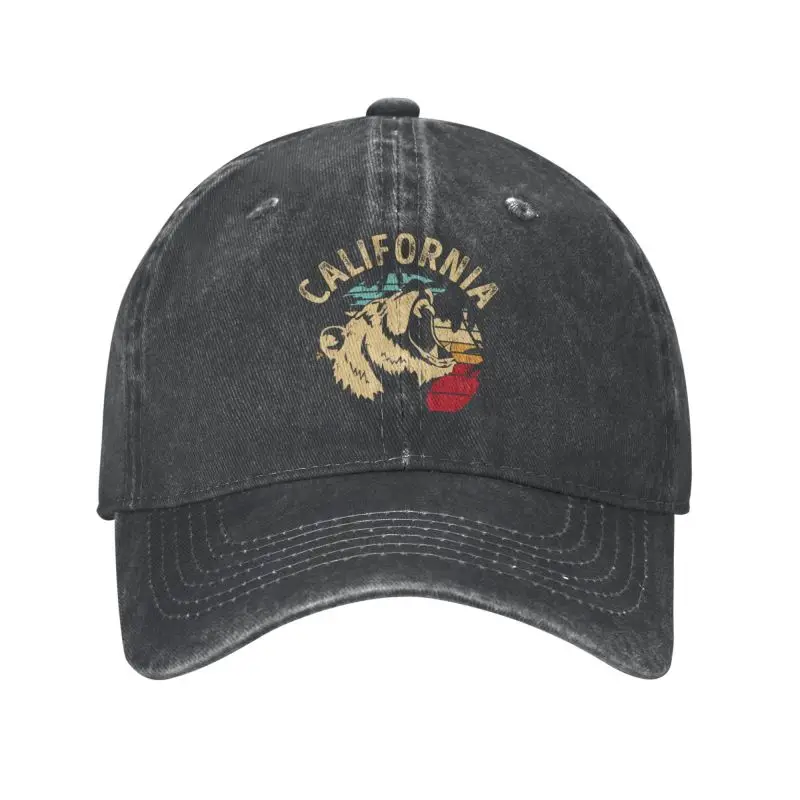 

Fashion Cotton California Bear Flag Baseball Cap for Men Women Personalized Adjustable Unisex Dad Hat Summer