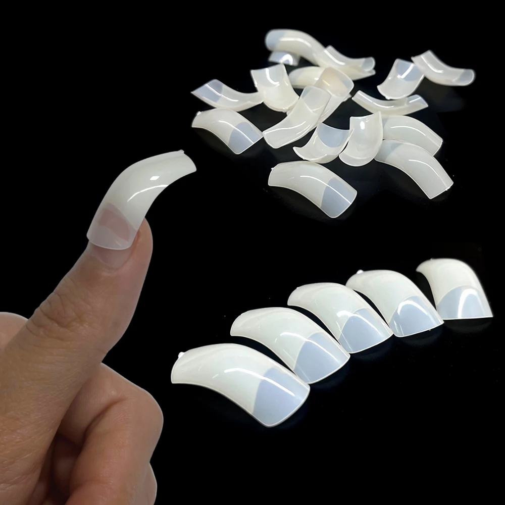 

Насадки для ногтей конические с орлом изогнутые, 100 шт.