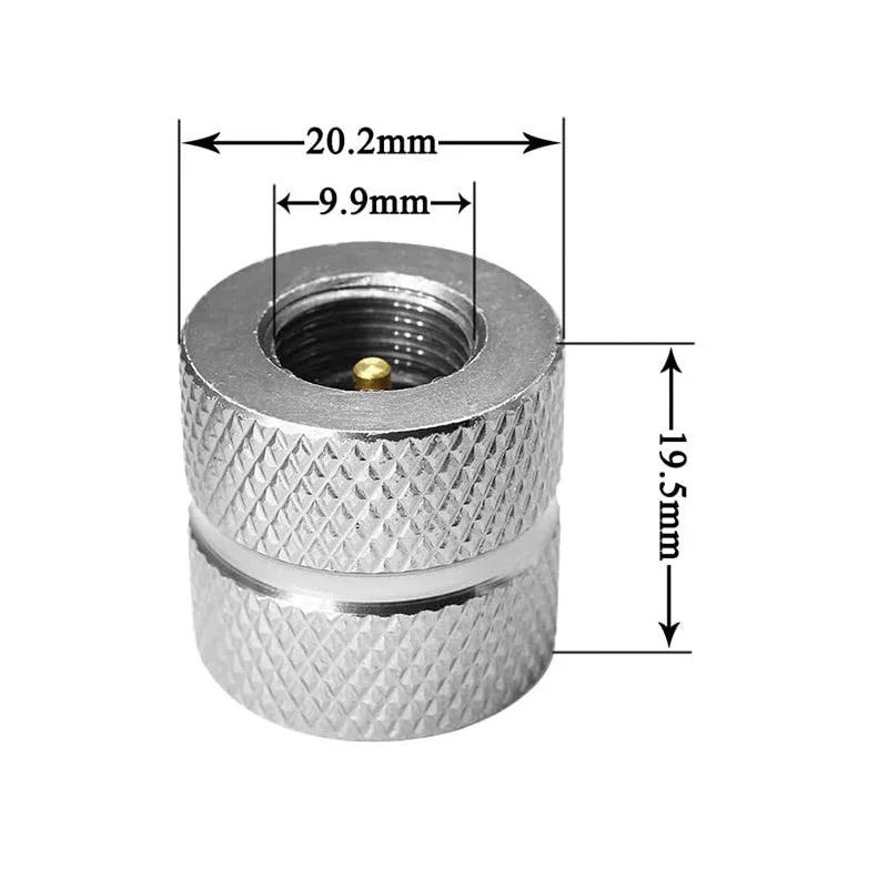 Адаптер для заправки газовыми баллонами наружной кемпинговой газовой плиты на бутановый газ с винтовым клапаном типа штуцерного клапана.