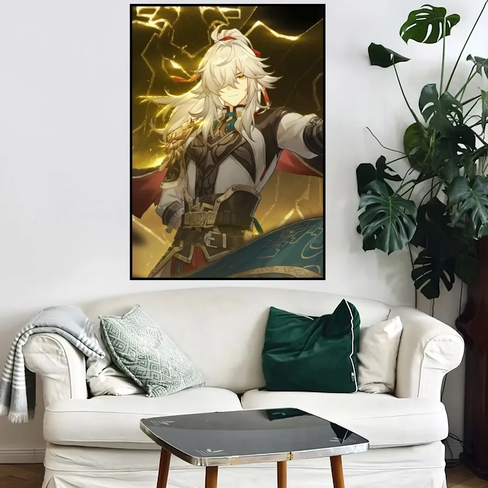 Honkai Star Rail Jing Yuan плакат домашний бар кофейня Декор эстетическое искусство