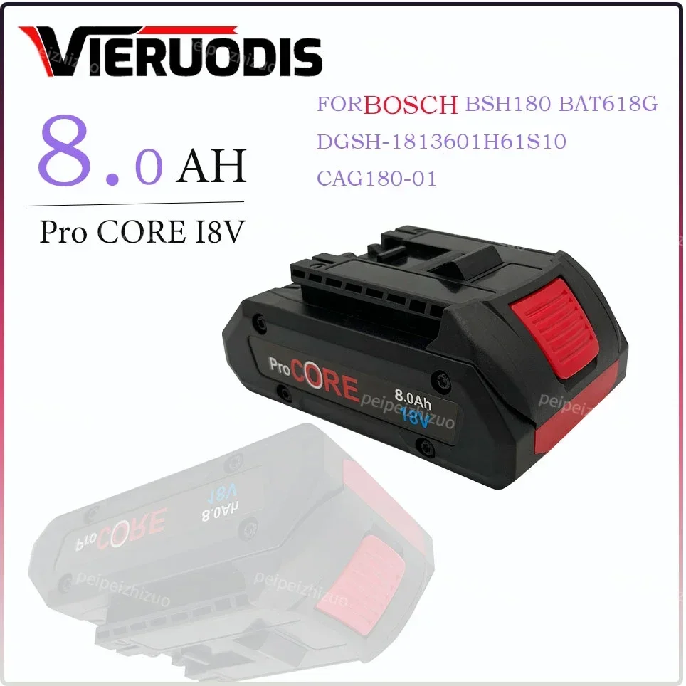 Сменный аккумулятор для электроинструмента 18 В 8000 мАч литий-ионный Bosch GSR18-Li BAT609