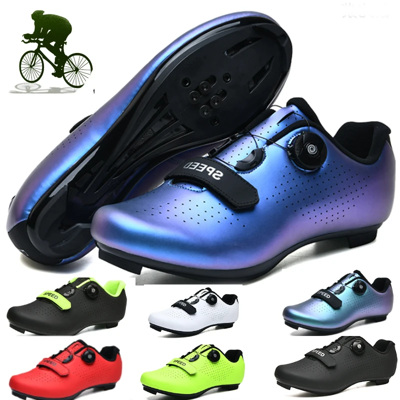 

2021 Summer Speed MTB Cycling Shoes Road Racing Bicycle Flat Sneakers Men Cleat Women Dirt Bike Spd Mountain Footwear