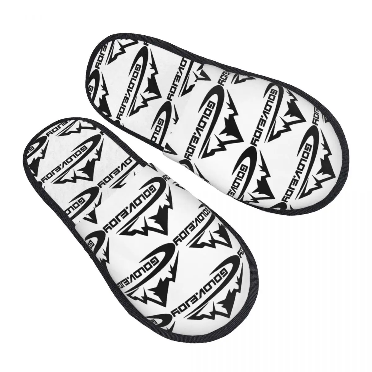 Зимние домашние тапочки с логотипом для пешего туризма Golovejoy из мягкой пены