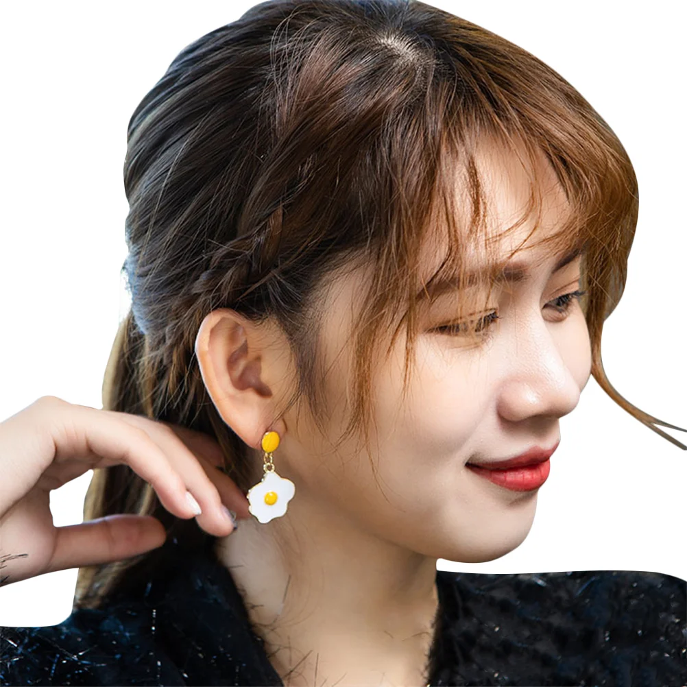 

Ear Earrings Jewelry Pearl Earring Women Dangle Woman Girl Studs Decoration Eardrop Egg Dangler Hoop Cuff Fashion