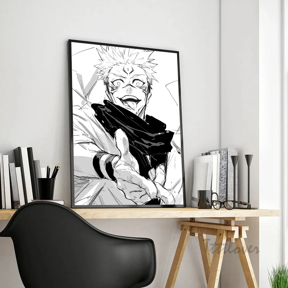 Аниме-плакаты юютсу Райзен сукуна наклейки декор для игровой комнаты подарки