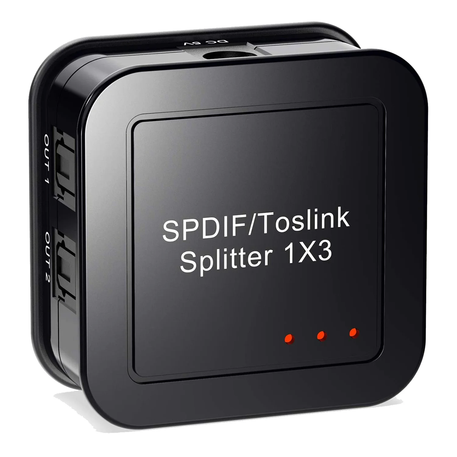 Цифровой оптический аудио 1X3 сплиттер цифровой SPDIF TOSLINK оптоволоконный 1 в 3 выхода