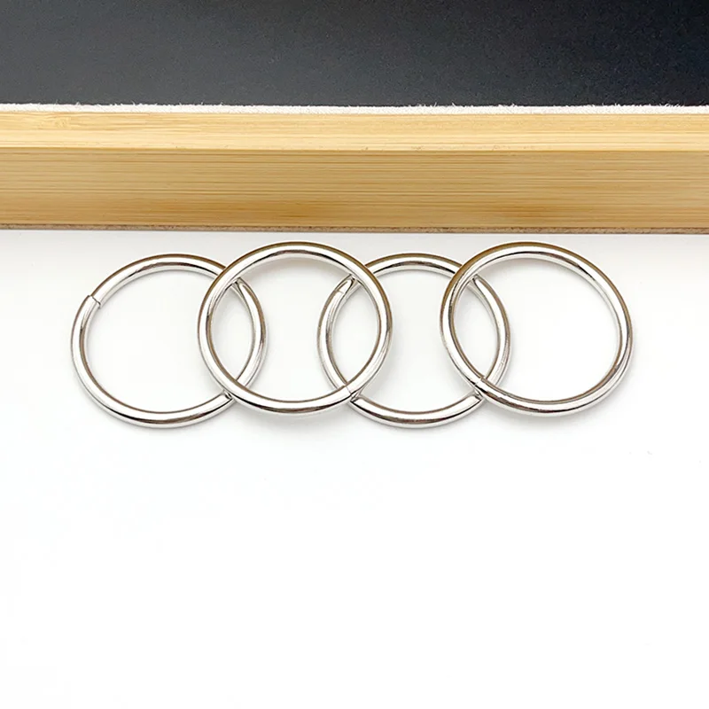 12Pcs of 30-32-35mm Big Size Metal Round Closed Mouth Ring Handmade DIY Necklaces, Bracelets, Cases and Bags Connected O-Ring
