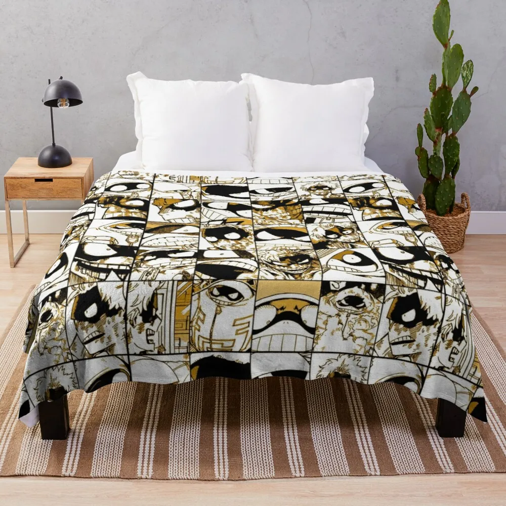 

Fat gum- collage color version Throw Blanket kawaii blanket