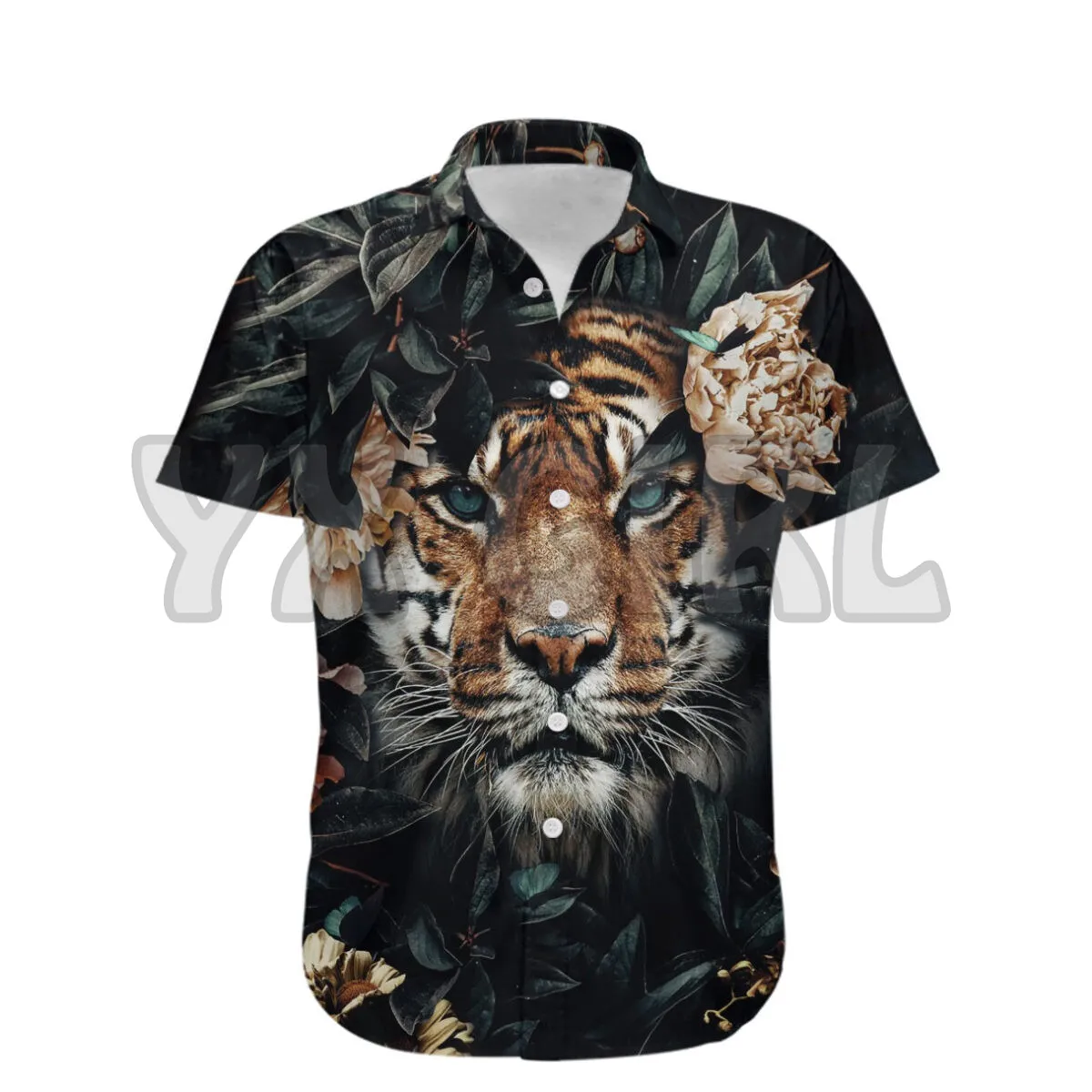 

Summer Shirts Love Tiger 3D All Over Printed Hawaiian Shirt Men's For Women's Harajuku Casual Shirt Unisex
