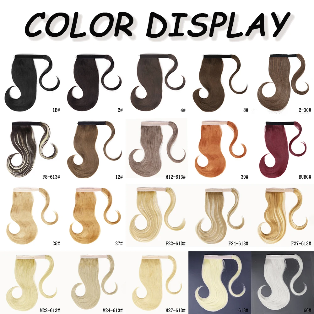 Синтетический хвостик-обертка Bounce Wrap Around Ponytail 45CM прямой с клипсой для наращивания волос блондинка серебристого цвета для женщин.