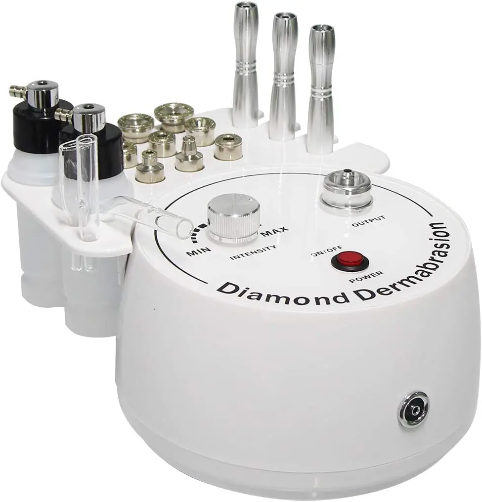 3 in 1 Diamond Microdermabrasion Machine, Professional Dermabrasion Facial Skin Care Face Spa Home Use Massager Skin Peeling Lif