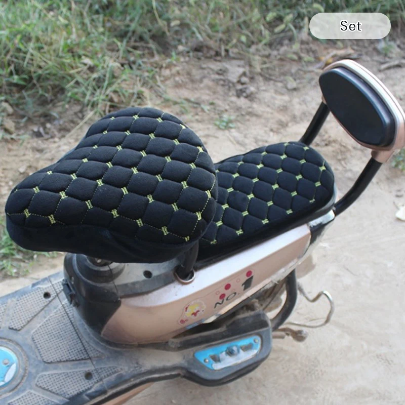 

1PC Electric Bicycle Seat Cover Battery Car Bicycle Universal Seat Cover Comfortable Thickening Cover