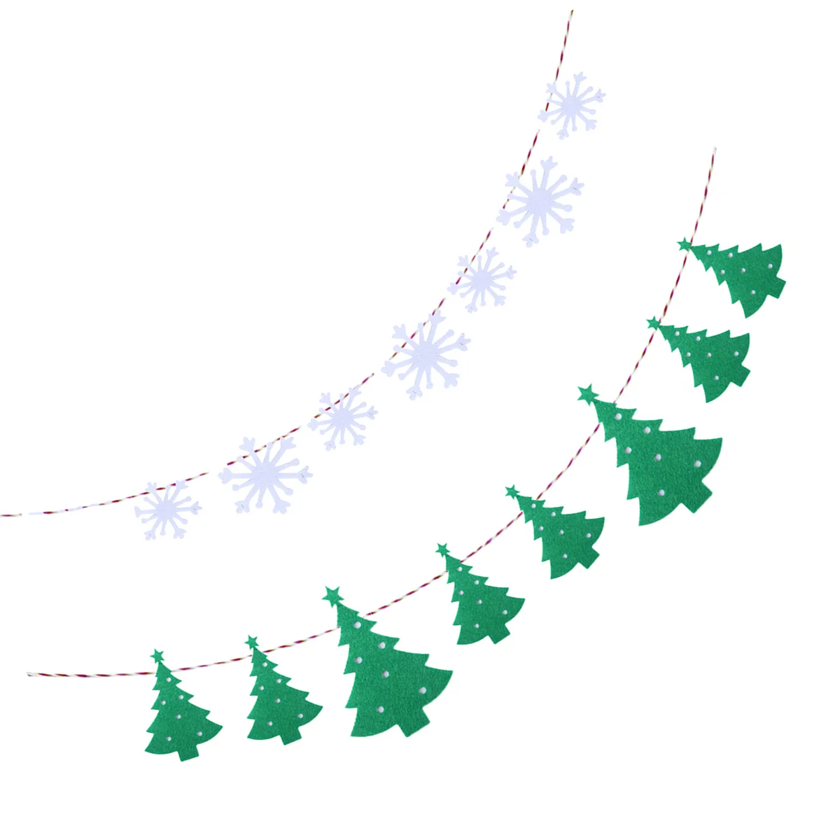 

1 pcs Decorative Banner Exquisite Bunting Flag Christmas Banners Bunting Garland for Children Men Student