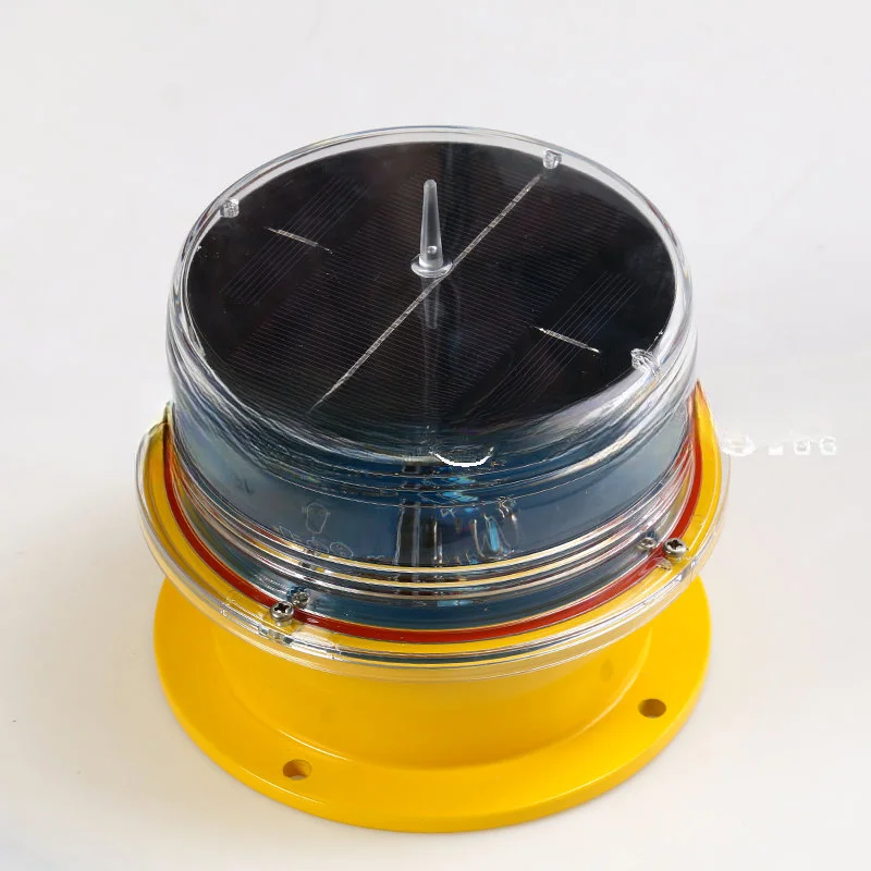 

Marine Solar Navigation Beacon Light Permanently on, Safety Warning Light, Beacon, Aviation Channel Obstruction Light