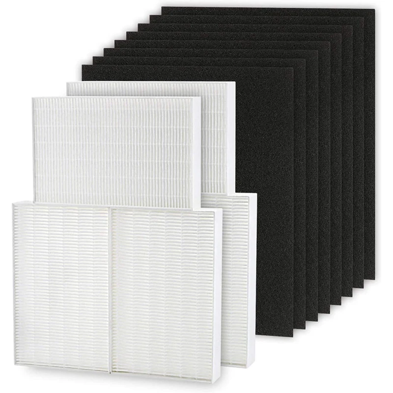 

For HPA300 HEPA Filter Replacement 6 Pack & 8 Precut Activated Charcoal Pre Filters Compatible For Honeywell HPA300