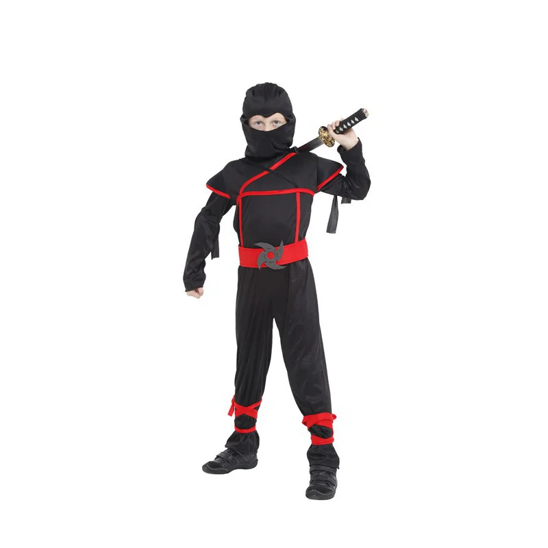 

Ninja Boys girl Costume Child samurai warrior Anime Cosplay Kids Fancy dress for Carnival or Halloween party dressing up
