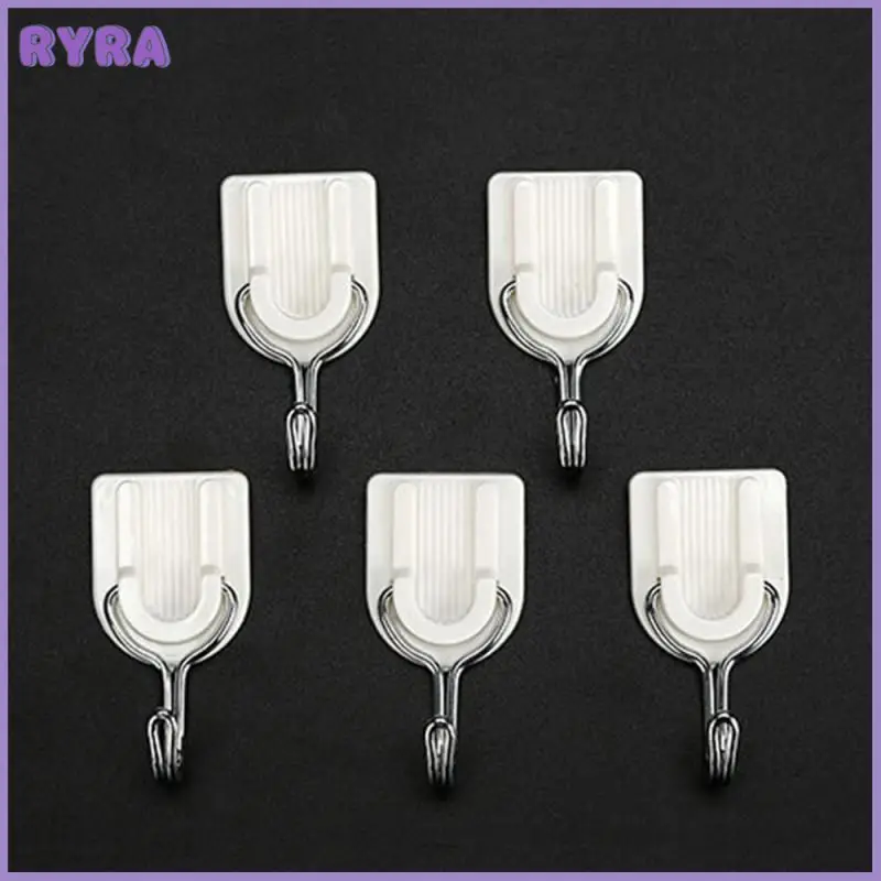 

Storage Hanger Adhesive Hook White Key Holder Plastic Clothes Rack Storage Hangers Kitchen Bathroom Hanger Wall Hooks Cartoon