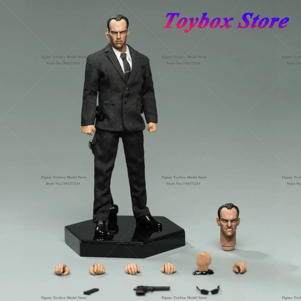 PCTOYS PC026 масштаб 1/12 мужской костюм агента с двойной головкой и оружием полный