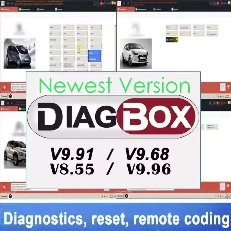 Фото Новейший Diagbox Lexia3 V9.91 v9.68 V7.83 PP2000 V48/V25 Программа Новейший автомобильный диагностический инструмент Lexia-3 для Citroen/Peugeot №2
