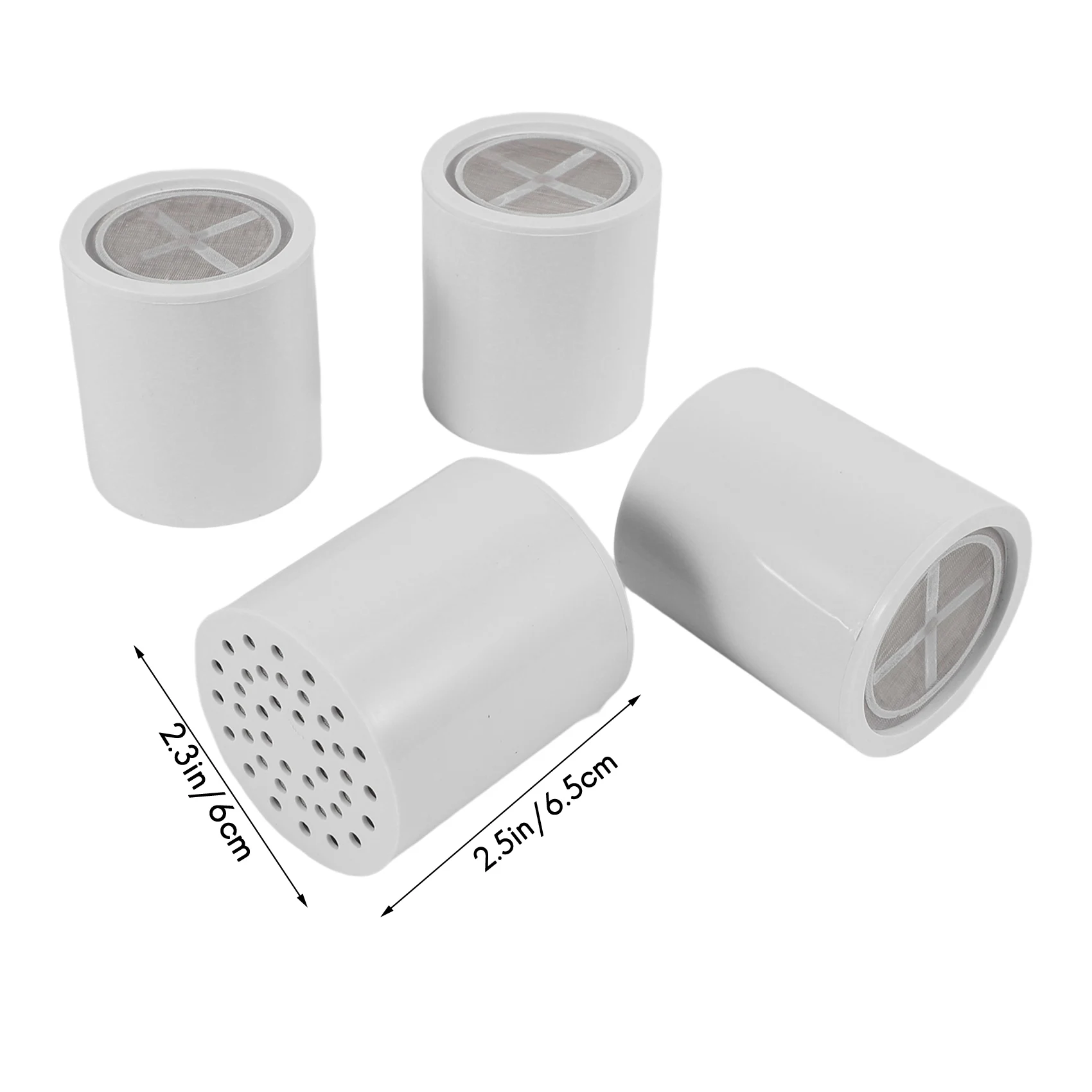 15-ступенчатые универсальные фильтрующие картриджи для душевой воды (4 упаковки)