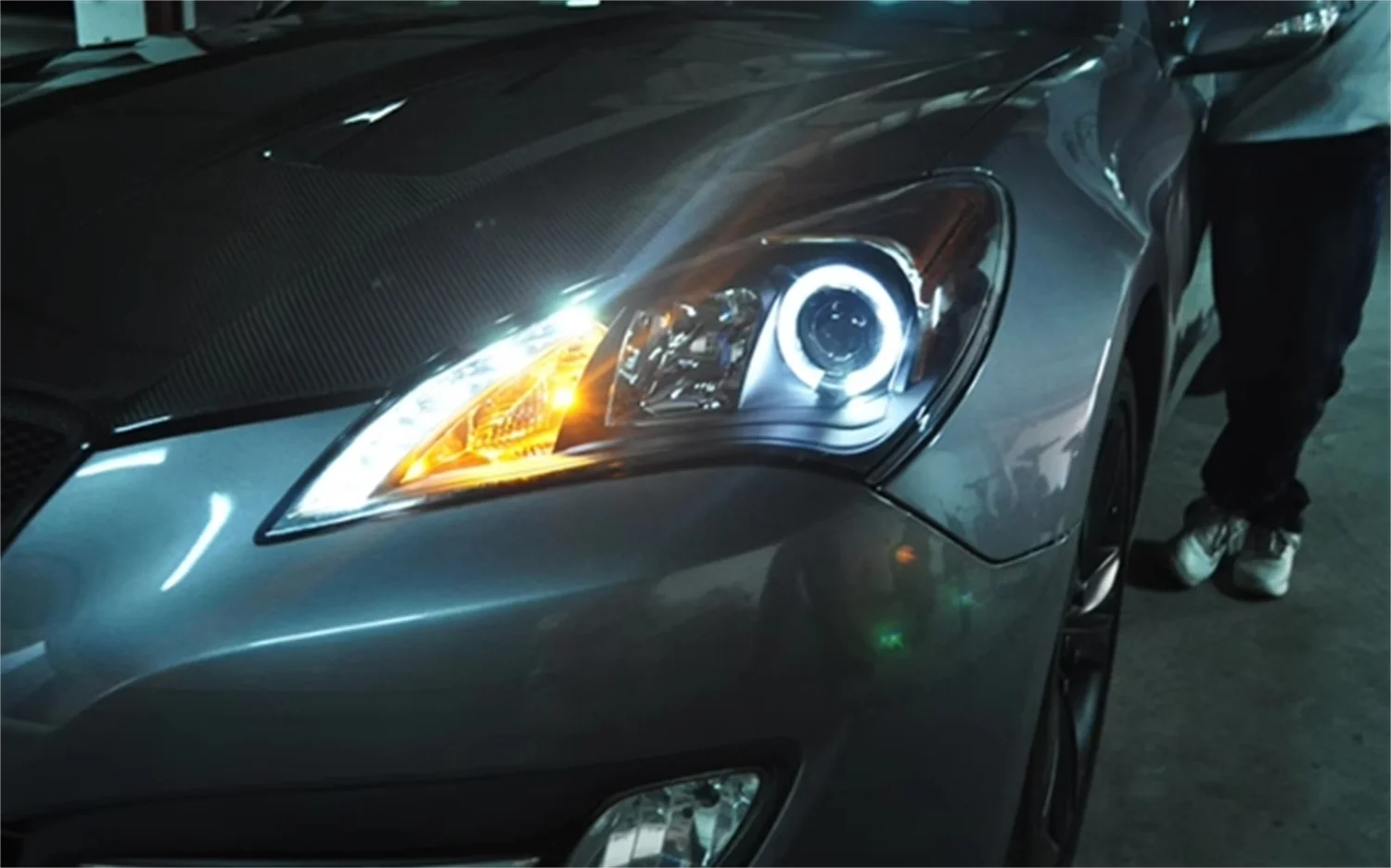 Передняя фара для Hyundai Rohens coupe