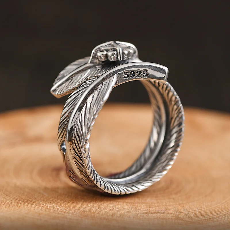 

Женское кольцо в стиле ретро, регулируемое кольцо с цветочным принтом