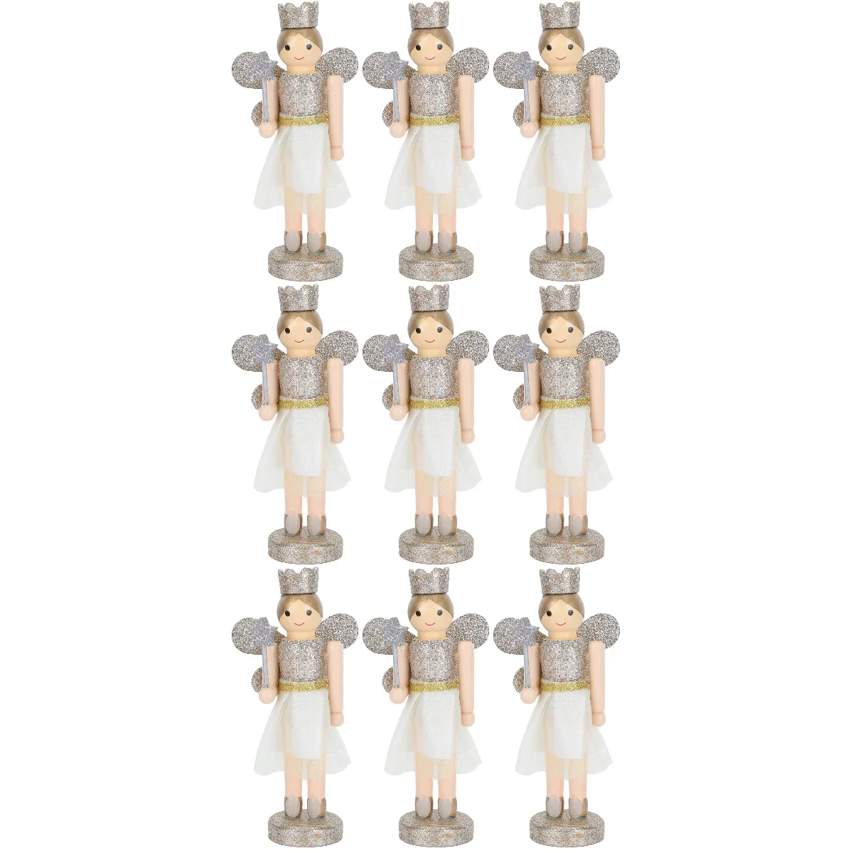 

Nutcracker Christmas Wooden Puppet Soldierdolldecor Decorations Nutcrackers Adornment Gift Decors Standing Kids Holiday Puppets