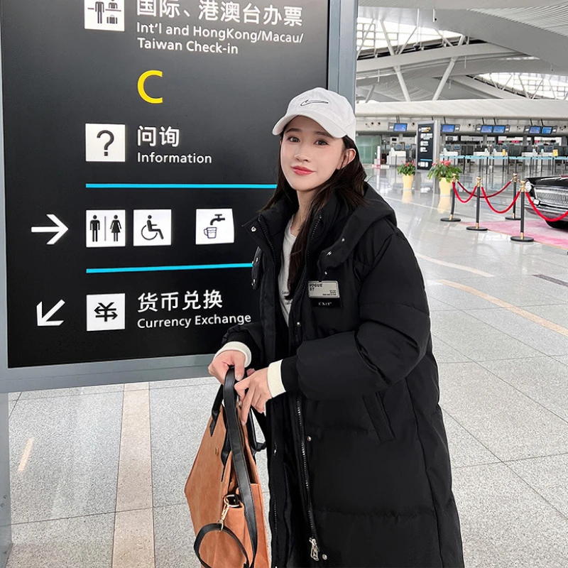 New Winter Coat for Women Coats Parkas Jackets Hooded Cotton Padded Jacket Warm Korean Fashion Women's Winter Jacket 2022