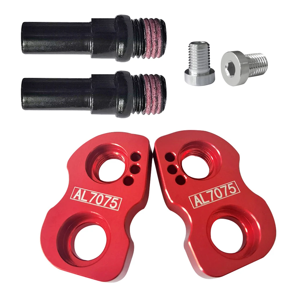 Удлинитель тормозного суппорта велосипеда 1/2/3 Mi.Xim, адаптер из алюминиевого сплава, модификация, замена, удлинитель, набор красных