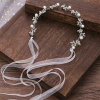 silver color headbands for women bride handmade crystal rhinestone tiaras hairbands wedding hair accessories queen headband gift
