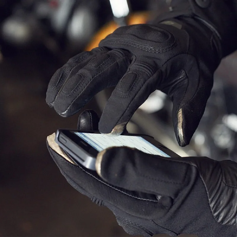 Зимние теплые водонепроницаемые защитные перчатки PWR ARAMID Carver H2O мотоциклетные