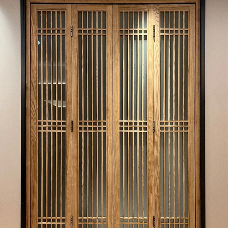 Настраиваемая главная входная домашняя раздвижная дверь интерьер деревянный