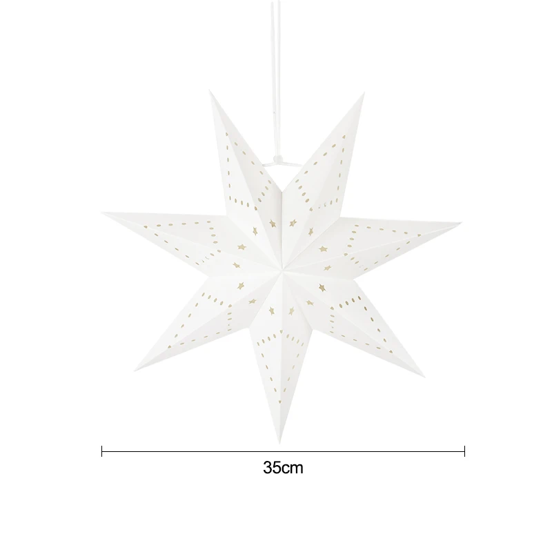 

Подвеска звезда картон