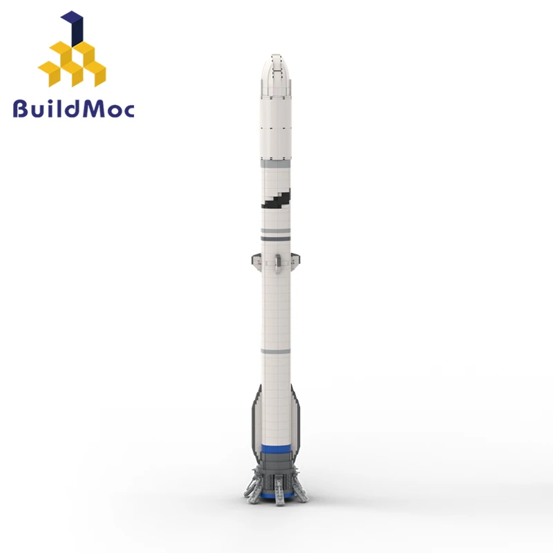 

Origin Glenn Rocket BuildMoc Building Blocks New 1:110 Saturn V Scale Space Vehilce Spacecraft Brick Toy For Children Xmas Gifts