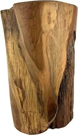 

Reclaimed Stump Style Table or Stool | Natural, Kiln-Dried Teak | Product Varies in Size, Shape, and Color Stool chair Chair pin