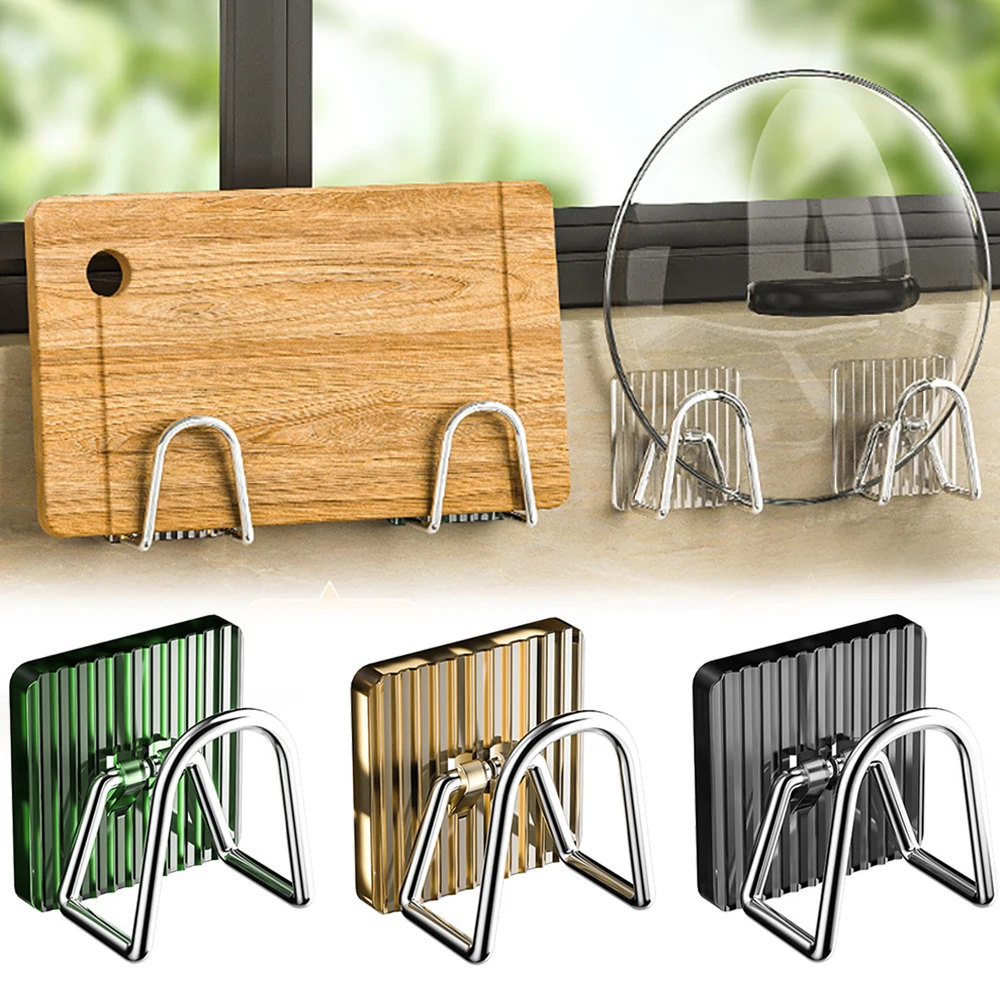 

Kitchen Sink Drain Storage Rack Stainless Steel Self Adhesive Sponge Shelf Holders Multifunctional Kitchen Organizer Wall Hook