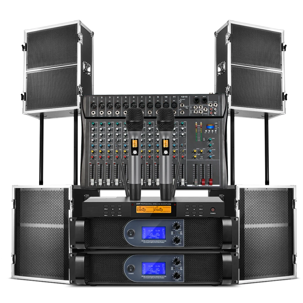 

Высококачественная Профессиональная звуковая система LS12, динамики с двумя 12-дюймовыми 2-канальными каналами для семейного кинотеатра KTV по заводской цене