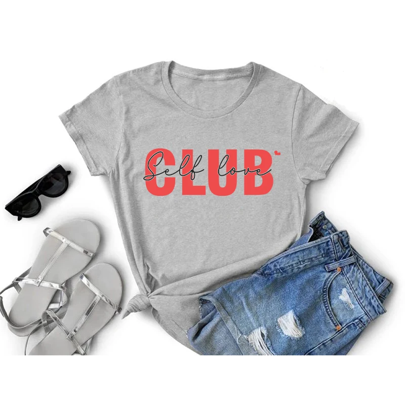 Красочные наклейки для переноса DTF Self Love одежда модная женская термопереносные