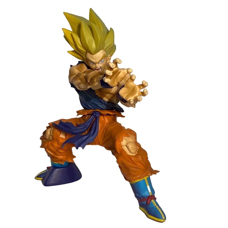 

Dragon Ball Anime Son Goku Battle Mode Action Figure GK PVC 21CM Kakarotto Figma DBZ Desktop Collection Toy For Children Gift