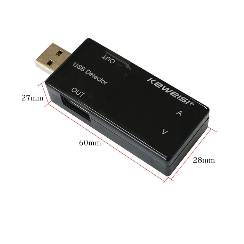 Digital Dual Display USB Current and Voltage Tester Power Bank Charger Data Line Detector