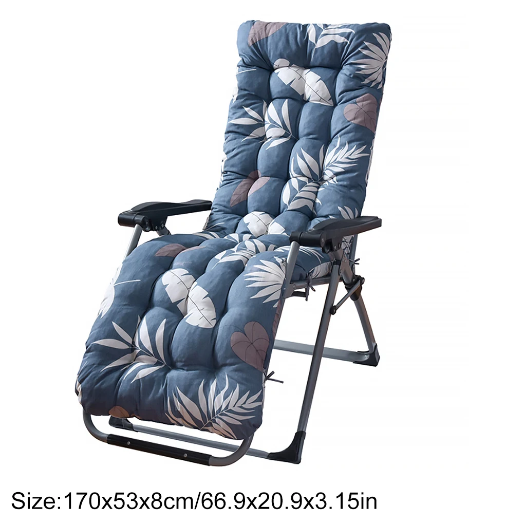 

1pc Cushion Soft Comfortable Office Chair Seat Cushions Thicke Reclining Chair Cushion Long Cushion Outdoor Garden Chair Cushion