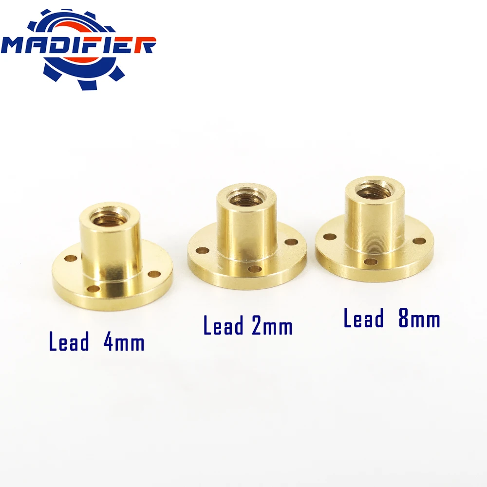 T12 трапециевидный винт латунный медный свинцовый 2 мм 3 4 8 10 12 1 шт. | Компьютеры и