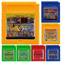 

GBC Game Cartridge 16 Bit Video Game Console Card 108 61 in 1 All in one Combo Card for GBC/GBA/SP