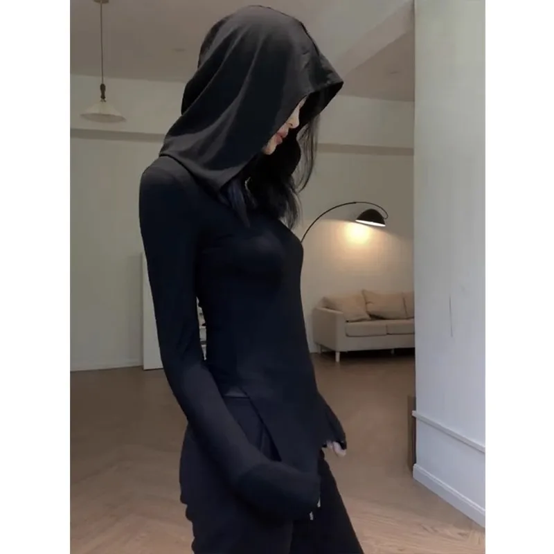 Толстовка в стиле American Spice Girl Wasteland осенняя новая черная высококачественная