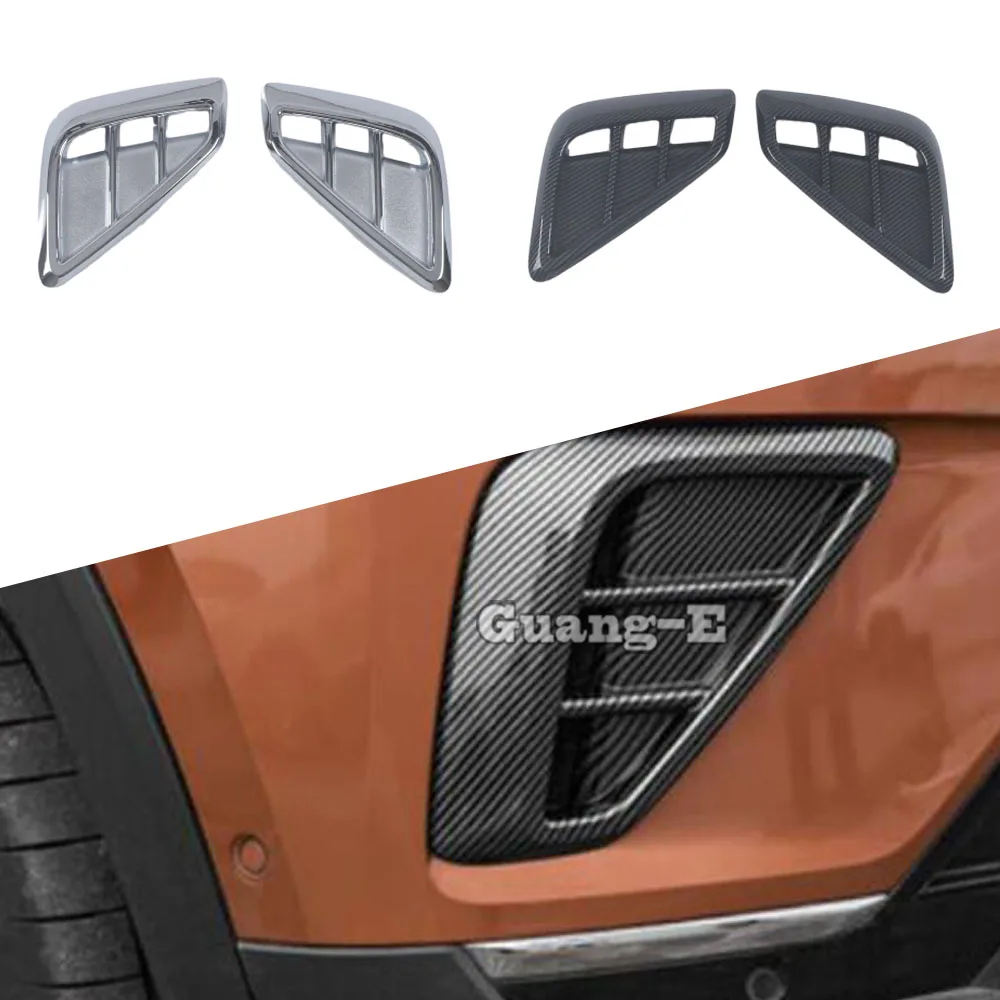 

For VW Volkswagen Teramont Atlas 2021 2022 2023 2024 Front Fog Light Lamp Covers Trim Car Eyebrow Accessories Decoration 2Pcs
