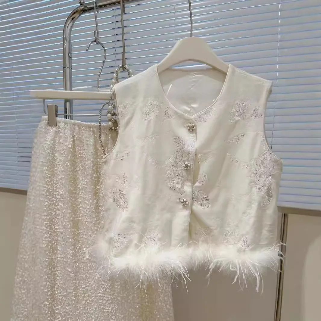 Cabinet Quali 2024 осенне-зимний высококачественный новый китайский жилет Sle бархатный с